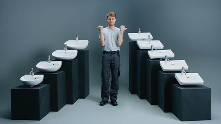 Ifö Spira washbasins